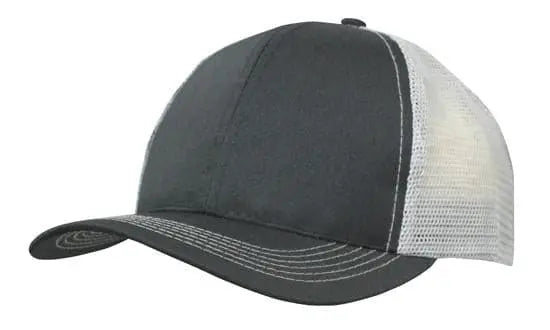 Headwear Mesh Back Breathable P/twill 3819 Caps X12 - 3819 - City Workwear